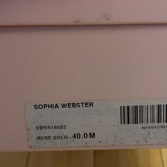 Sophia Webster Rose Gold Rosalind 100 Crystal Embellished Sandal - Picture 6 of 7